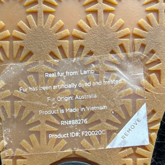 NEW UGG Fur Slipper Slides Women's 6 Black - Picture 3 of 7